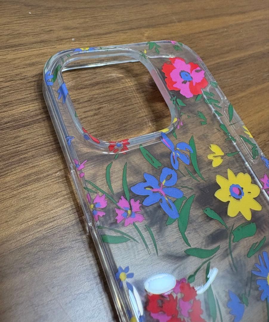 ☆美品☆ KATE SPADE iPhone14Proケース スマホリング付属