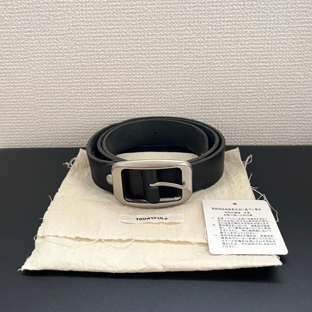 todayful トゥデイフル Vintage Leather Belt ベルト