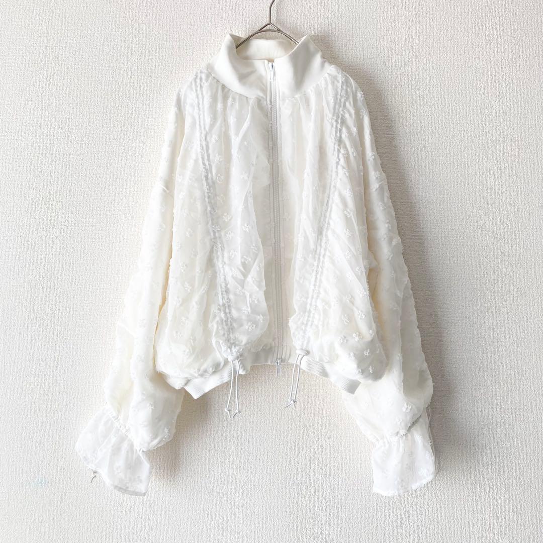 【美品】merry jenny トラックジャケット ホワイト