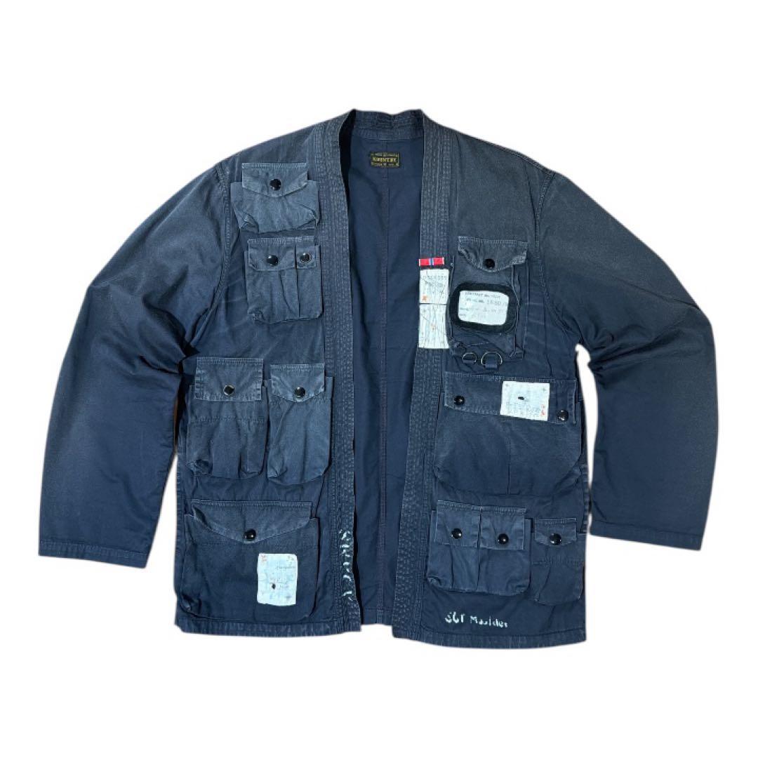 KAPITAL KOUNTRY フィッシング KIMONO シャツ ミリタリー