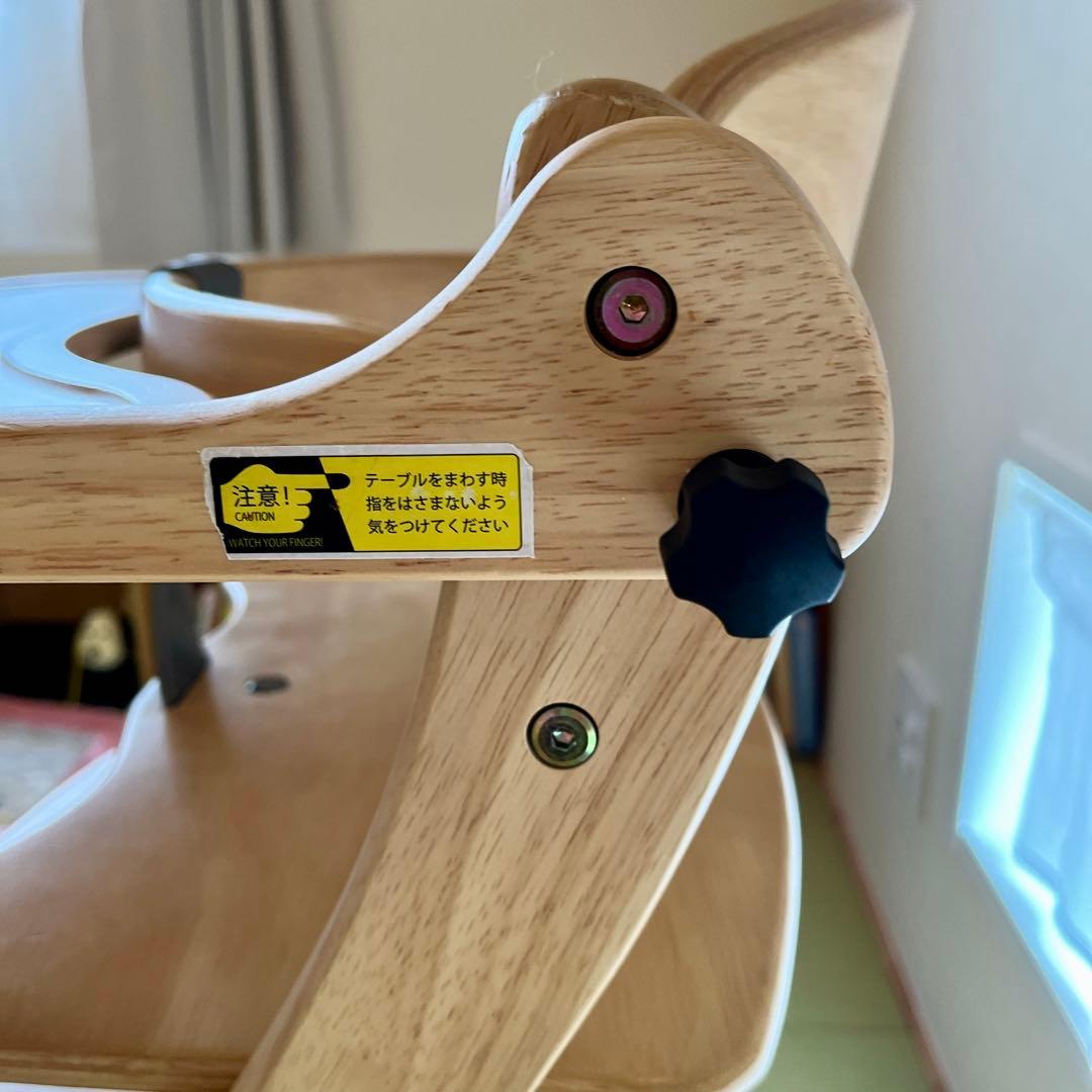 大和屋sukusuku 木製ハイチェア すくすくチェアGLテーブル&ガード付き