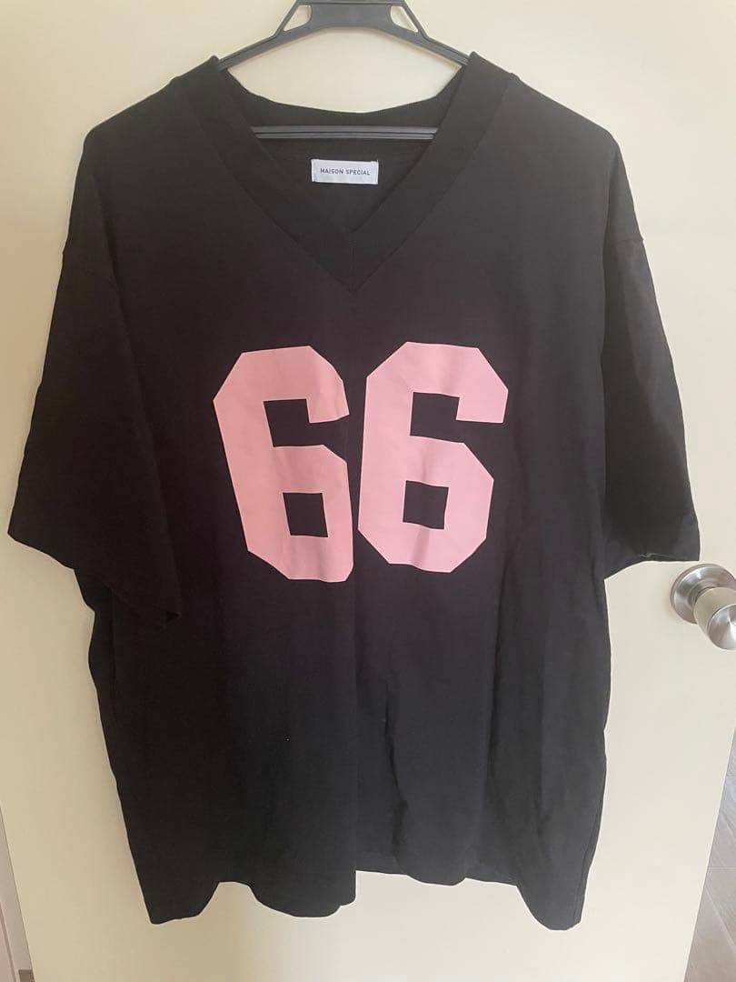 最終値下げMAISON SPECIAL アメリカンフットボールシャツ 66
