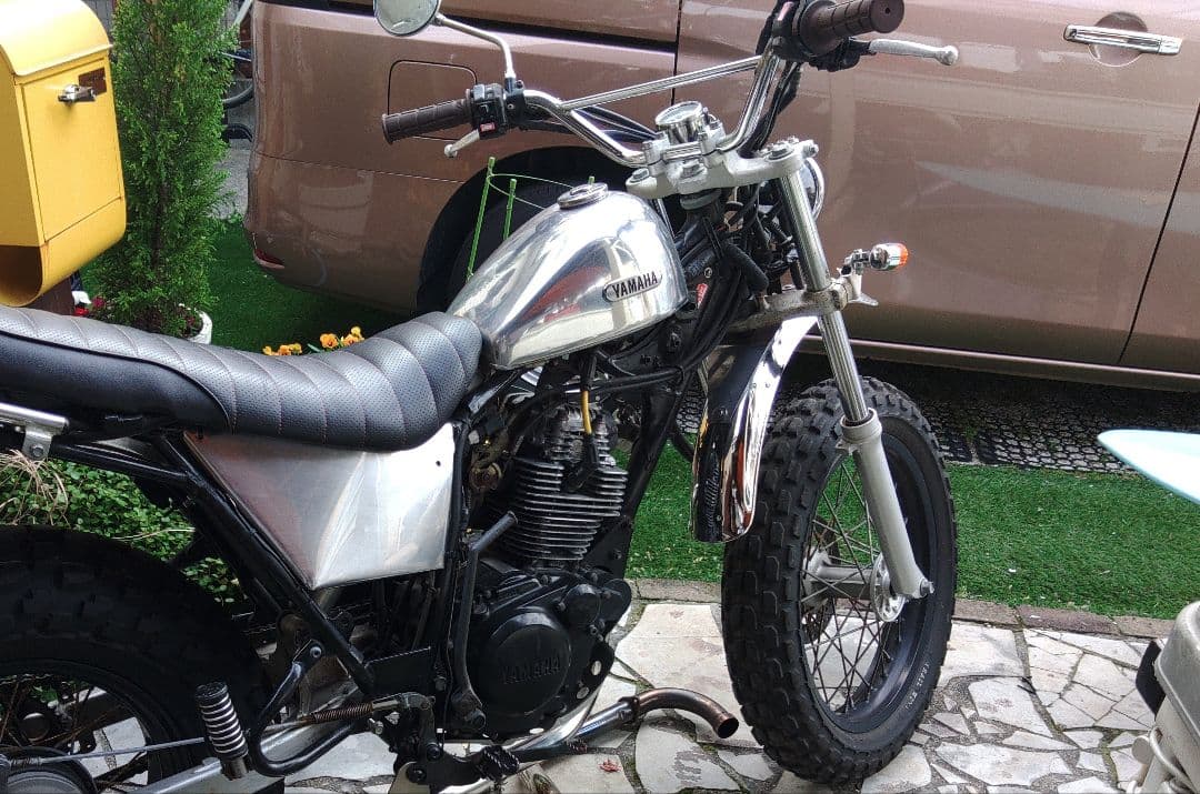 tw200 アルミピーナッツタンク　ビッグシーダー