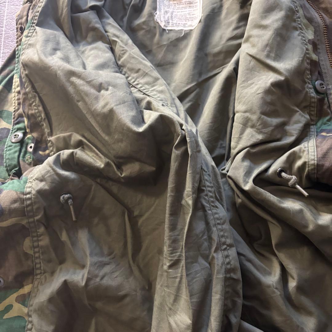 80s M-65 フィールドジャケット ウッドランド SCOVILL 古着