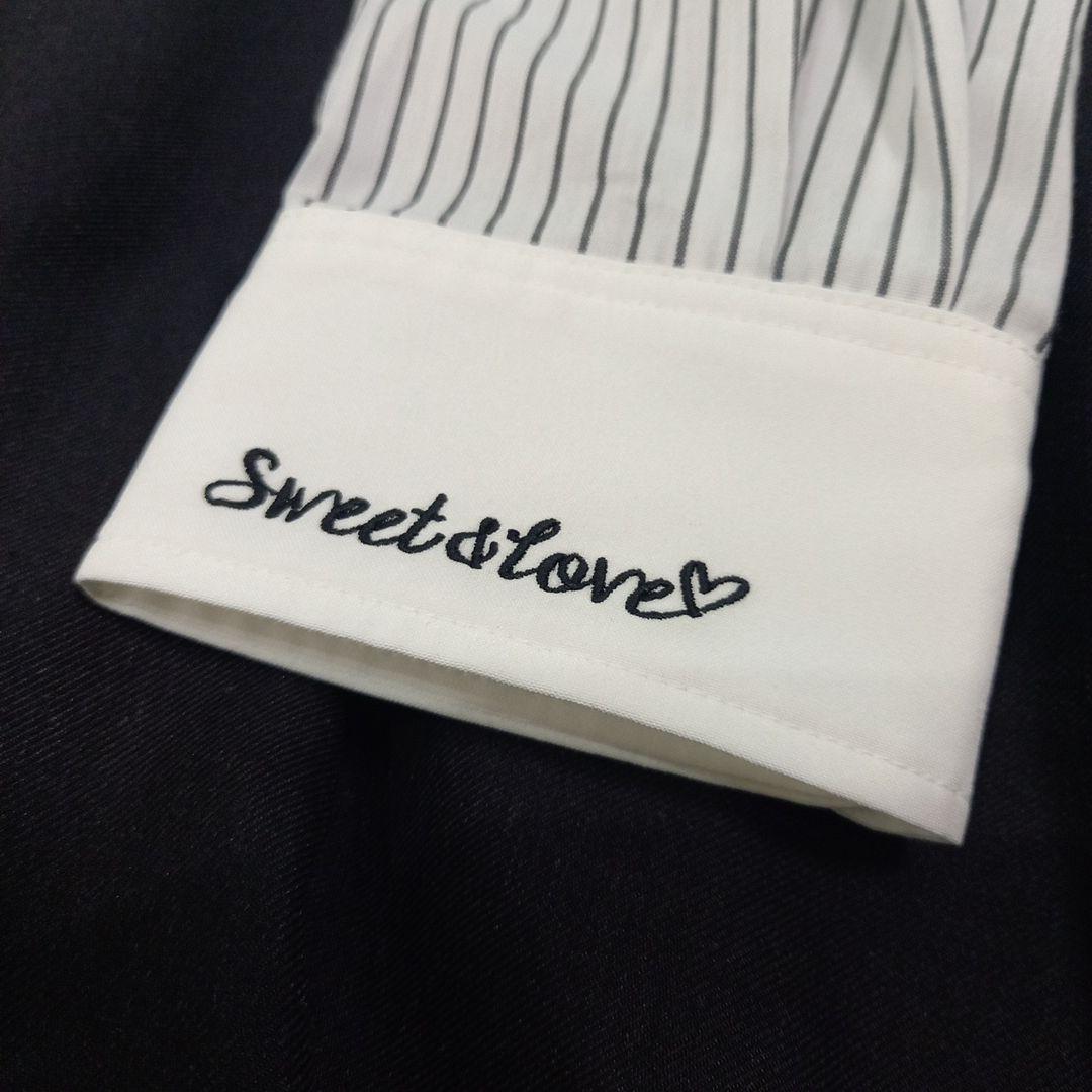 arisanaアリサナ160　4点ダブル銀ボタン卒服美品(リボンタイおまけ付き)