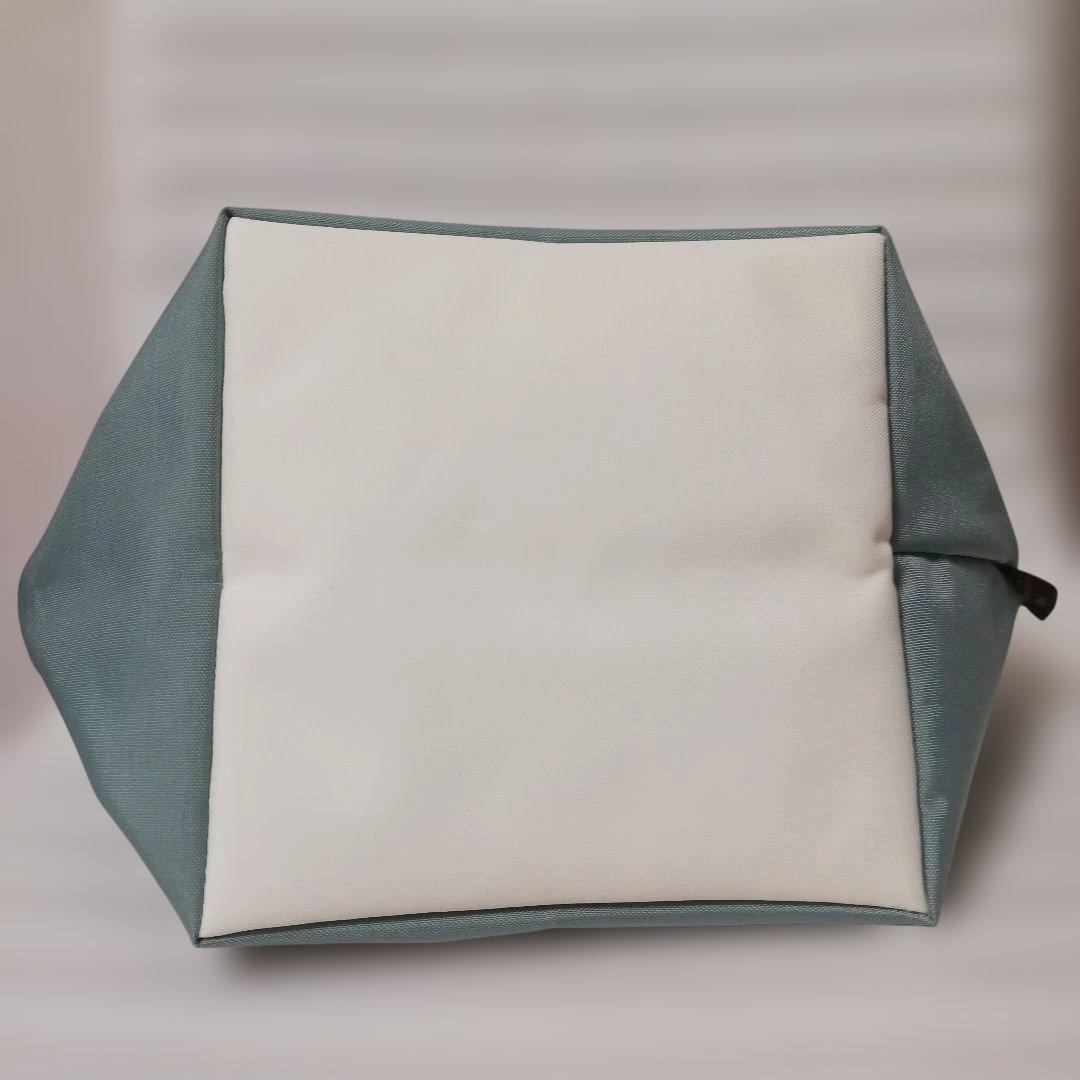 2767　エルベシャプリエ　舟形トート　901N　サックス　未使用