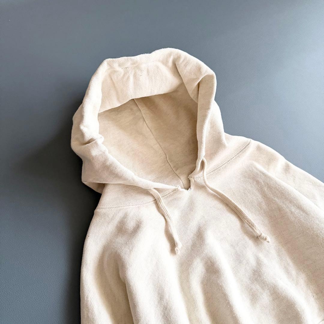 【トゥデイフル】ヘビーウェイトスウェットパーカー クリーム F 厚手 フーディー