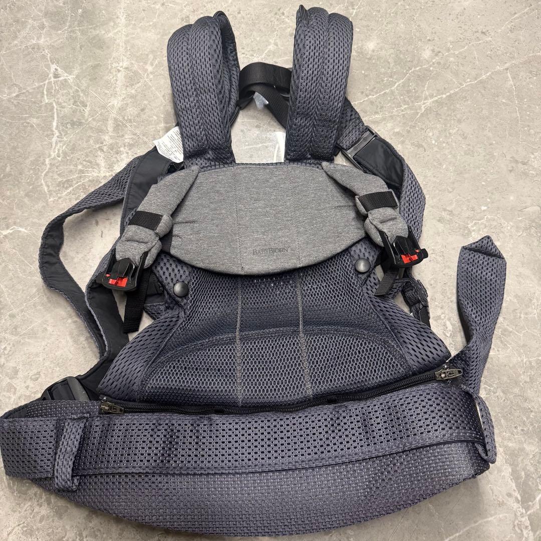 美品 BABYBJORNベビーキャリア HARMONY 抱っこ紐 アンスラサイト