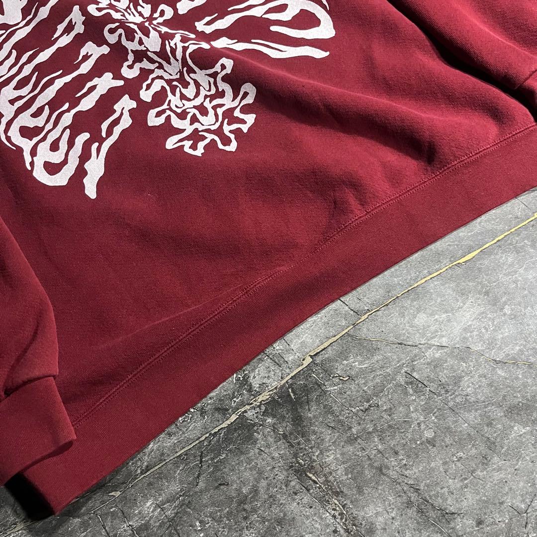 90s NIKE USA製 ☆bone paint☆ ペンキ スウェット 刺繍