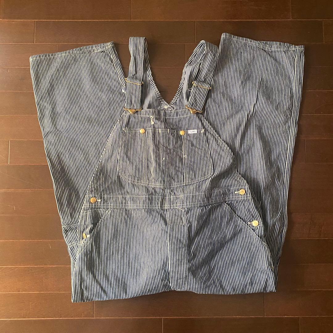 70年代 Lee オーバーオール ヒッコリーストライプ MADE IN USA