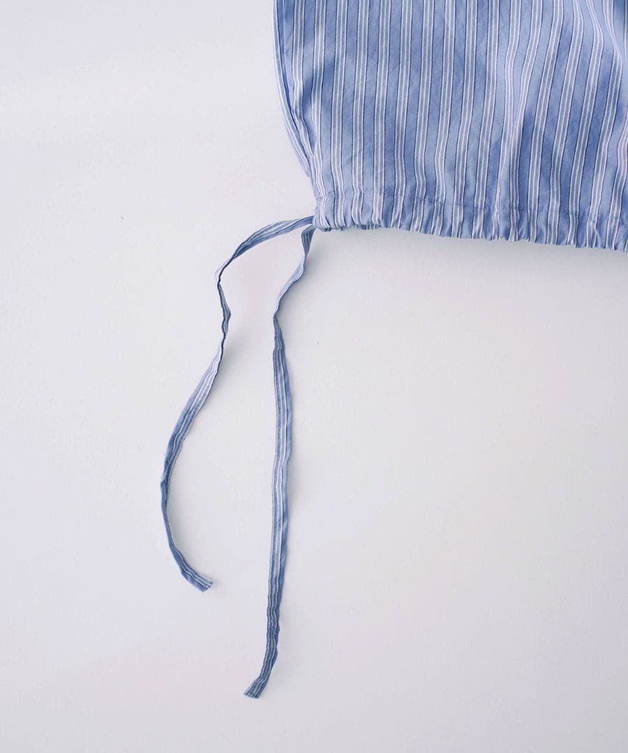 【nestRobe】It's MEコットンストライプバルーンサロペット