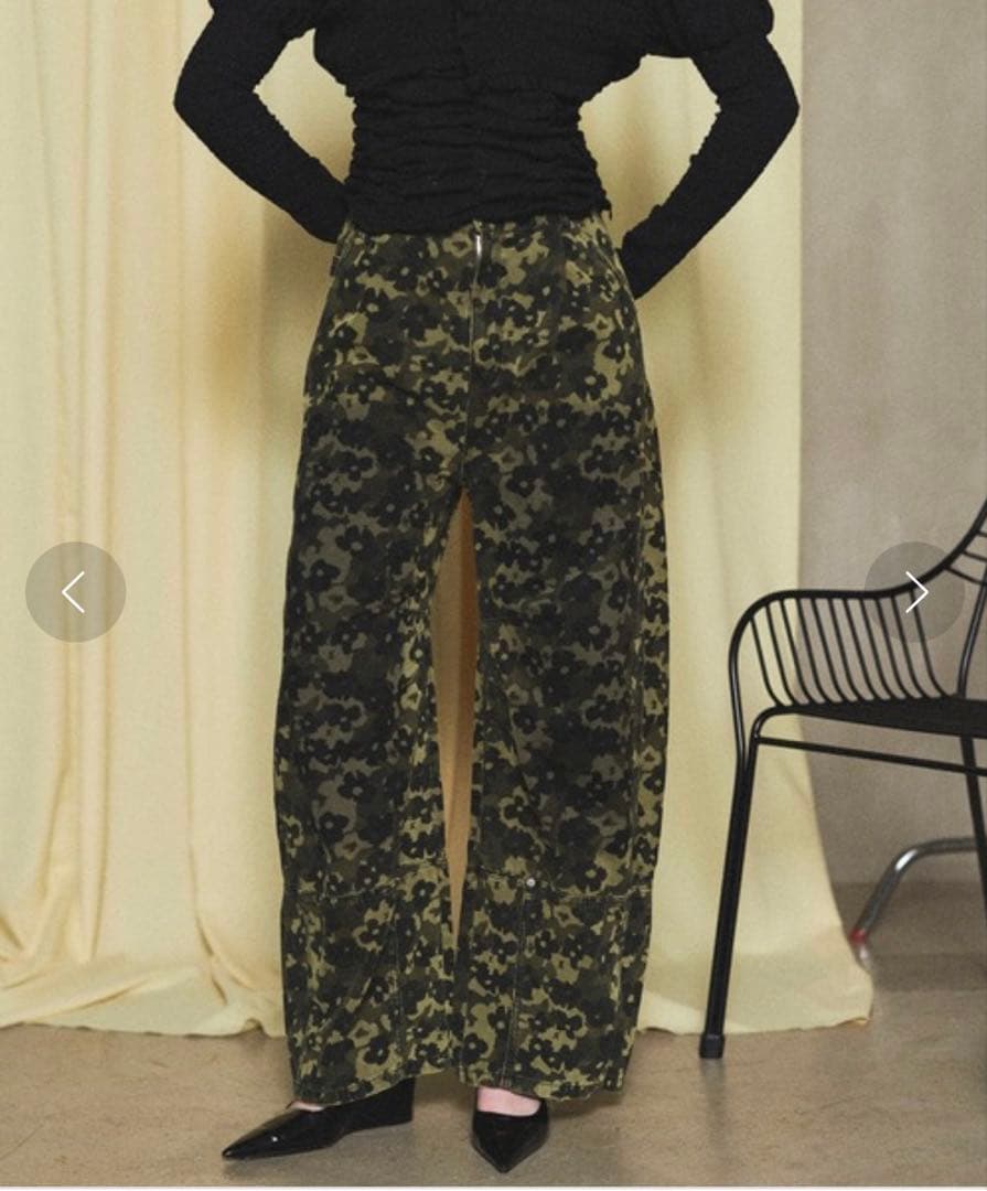 Flower Camouflage Curve Pant メゾンスペシャル