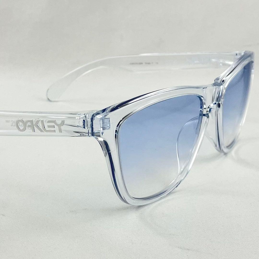 オークリーox8137A-02ブルーグラデーションサングラスFrogskins