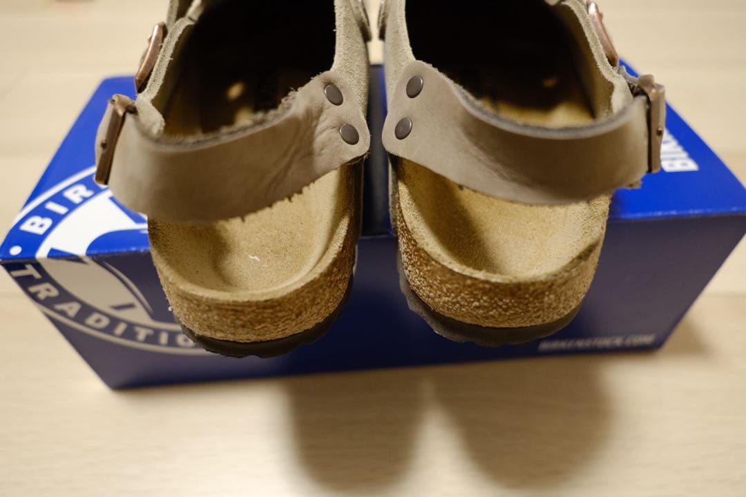 [美品]BIRKENSTOCK Tokio Suede レザートープ