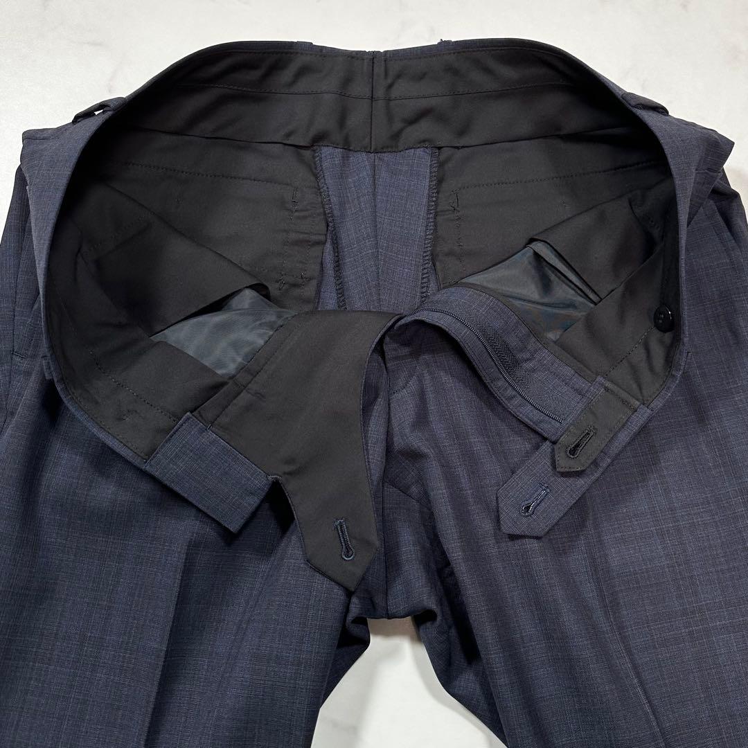 極美品 L相当◎ONLY スリーピーススーツ REDA 裏地総柄 ボルドー 紺