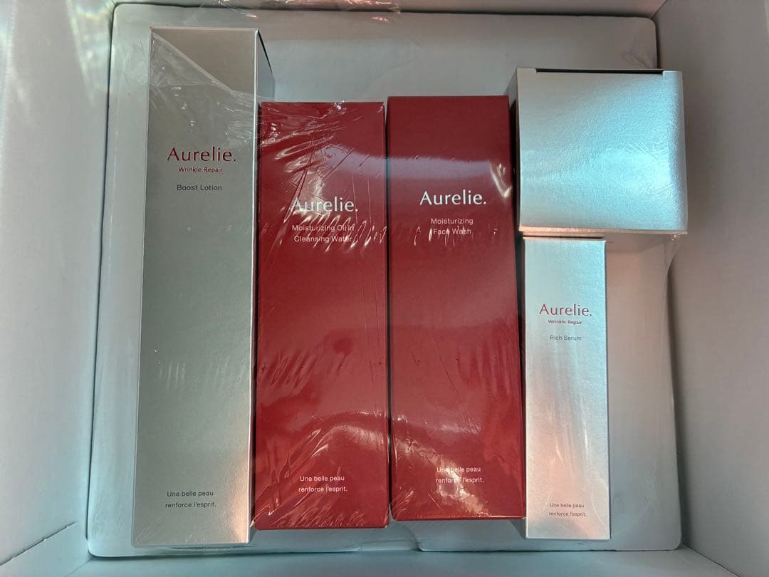 【あやたか】Aurelie. プレミアムエイジング集中ケア５点＋マスク2枚