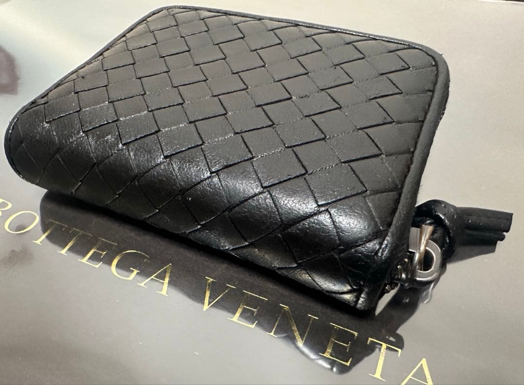 【付属品付】ボッテガヴェネタ イントレチャートケース/ラム/黒1️⃣✨✨