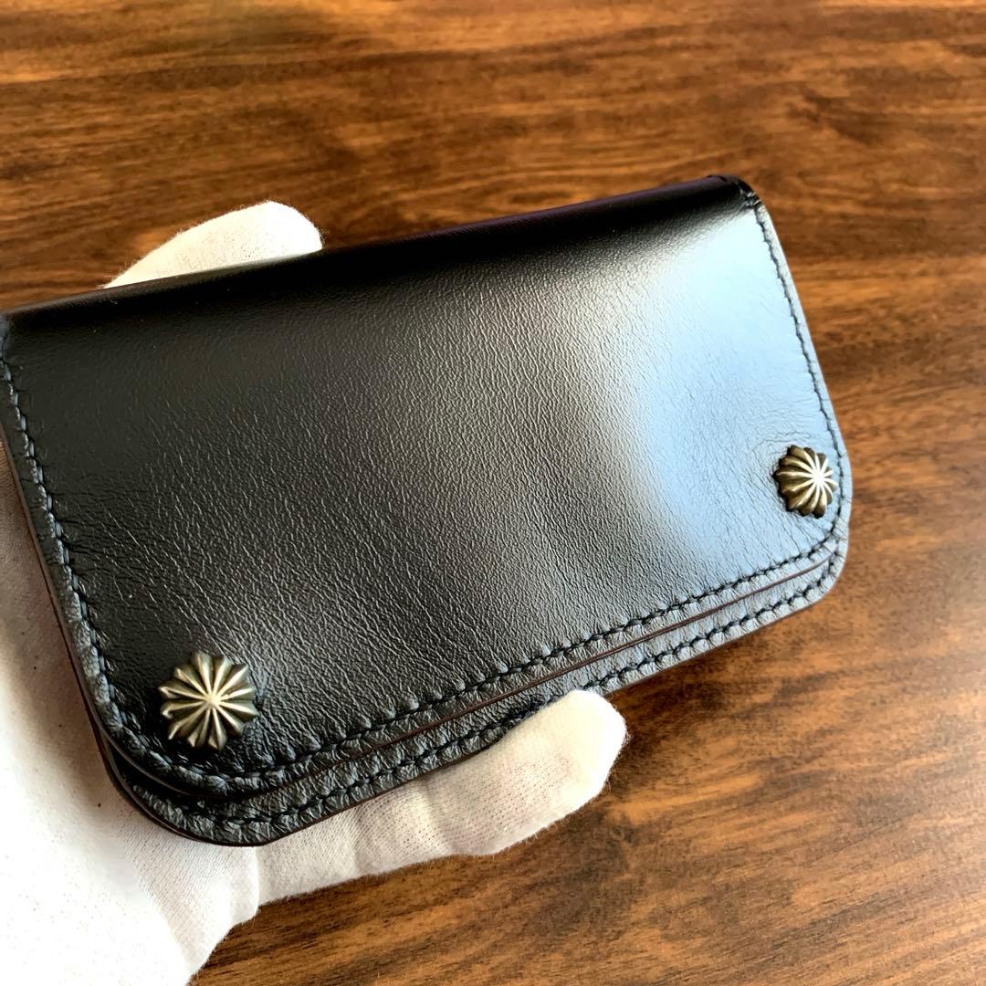 トラッカーウォレット　handmade CA00X 馬革×牛革