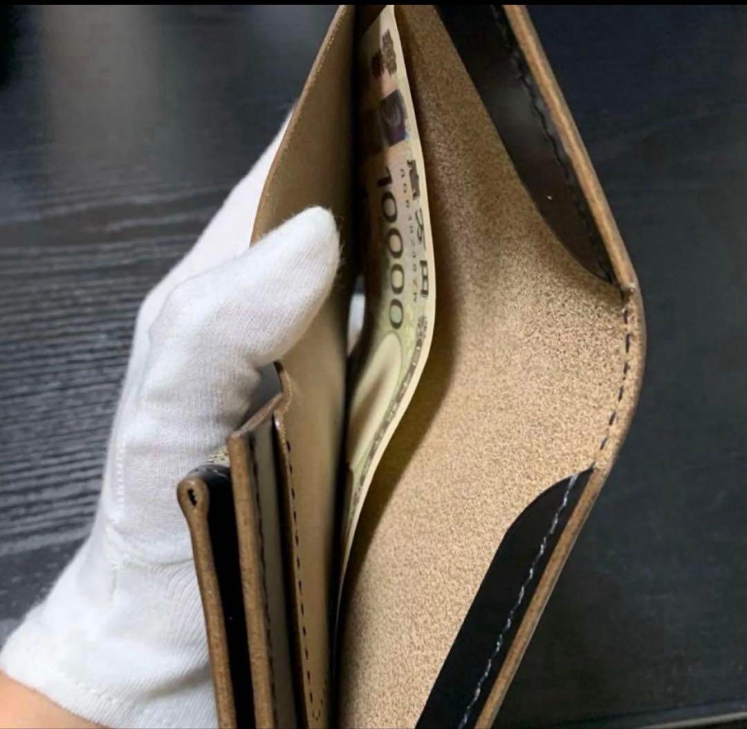 トラッカーウォレット　handmade CA00X 馬革×牛革