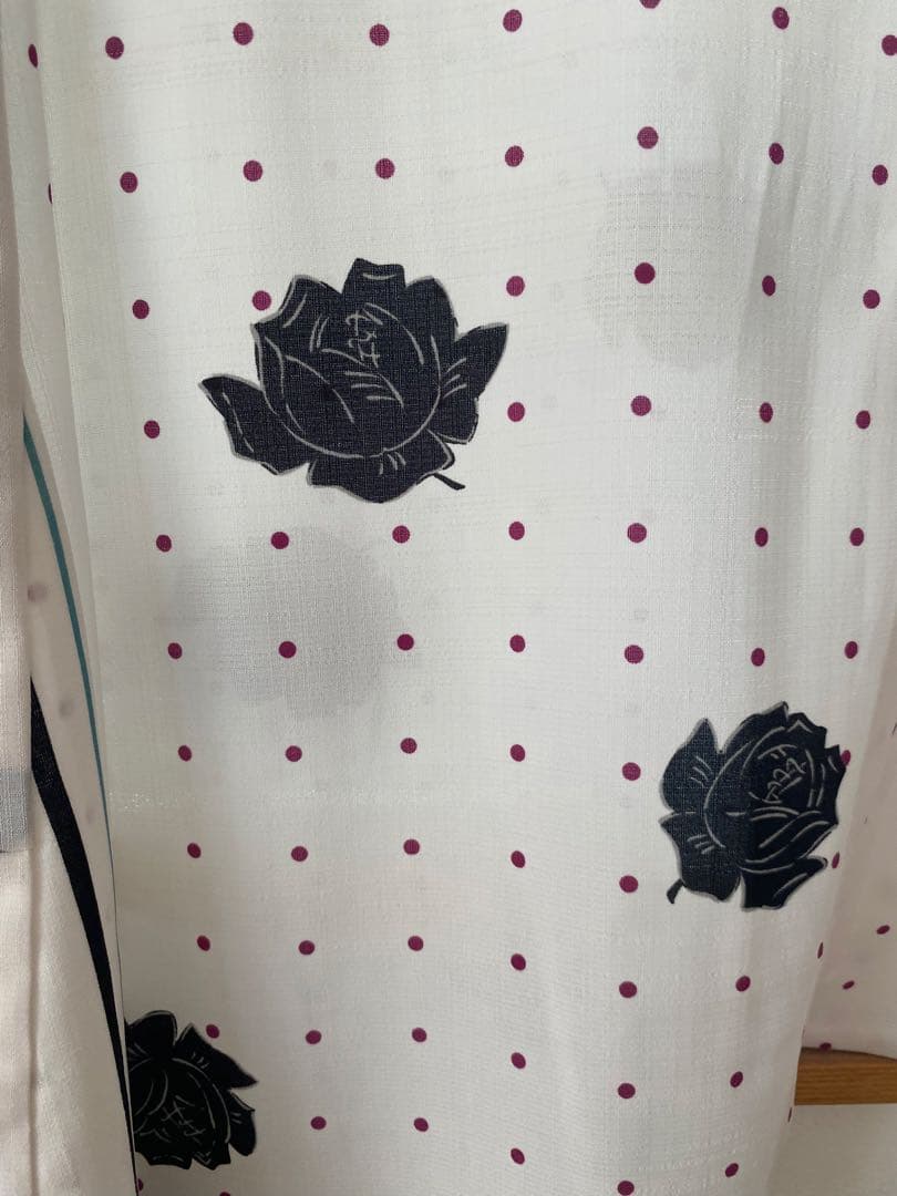 撫松庵　浴衣&帯セット　雑誌掲載　美品！