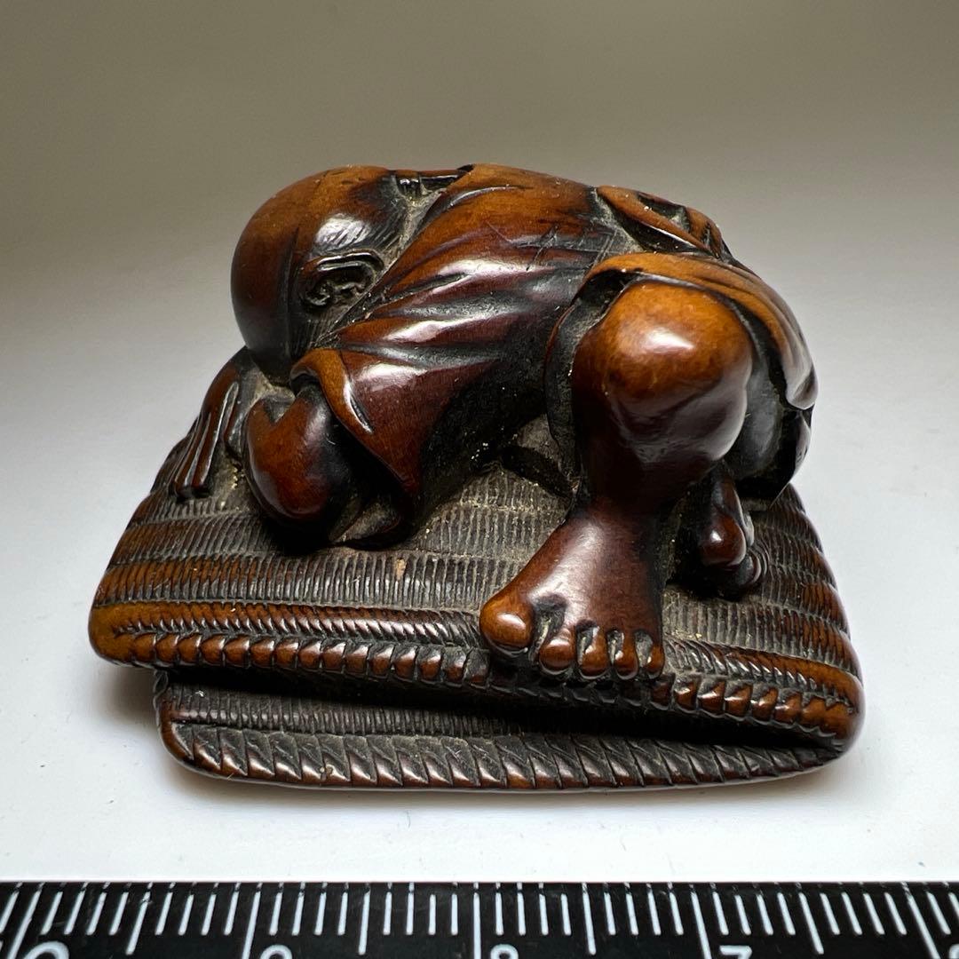 専用　時代　木彫人物根付　22g 東Y7-1105☆1Fトニサ