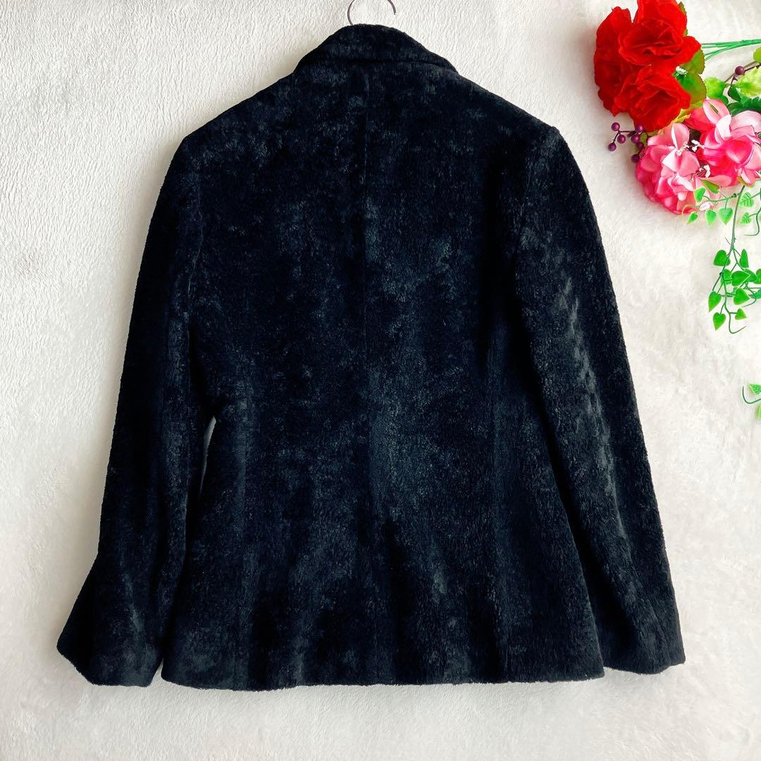 D&Gドルチェアンドガッバーナ★ボアフリース テーラードジャケット シャドウロゴ