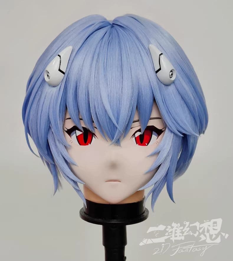 kig綾波レイ 着ぐるみ 全頭面マスク コスプレ 衣装 セット