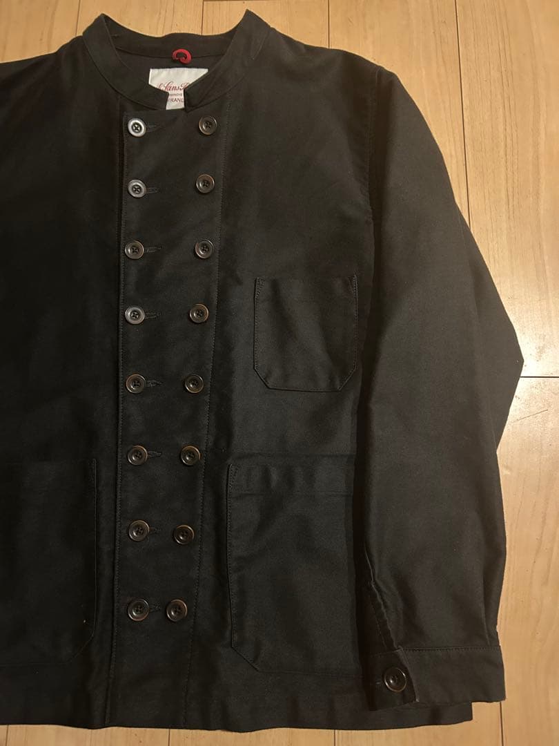 ルサンパレイユ 2nd ブラック モールスキンジャケット