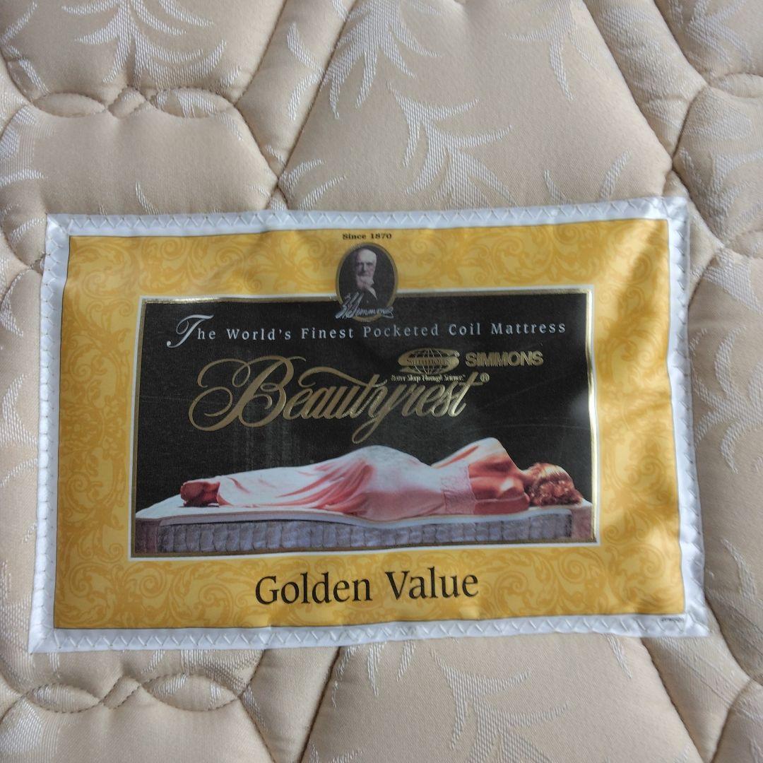 専用　シモンズビューティレストマットレスゴールデンバリューピロートップ　シングル