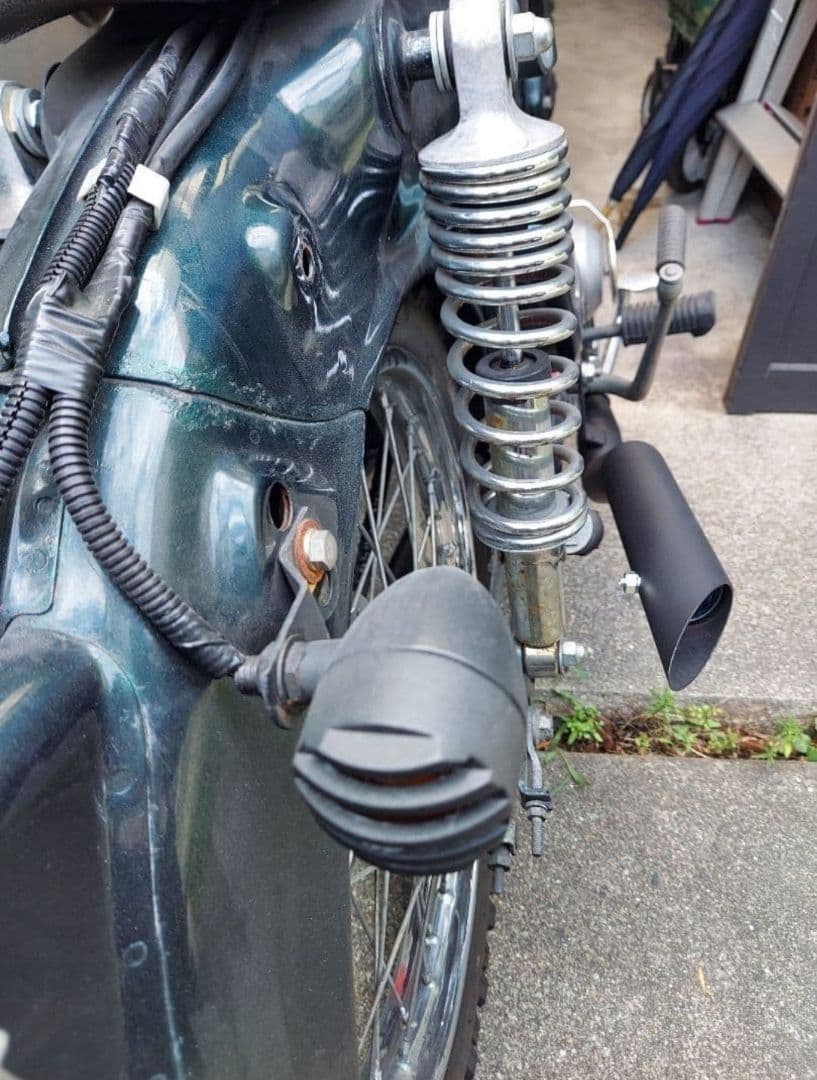 フェアリー　スーパーカブ　ワンオフマフラー　キャブ車専用