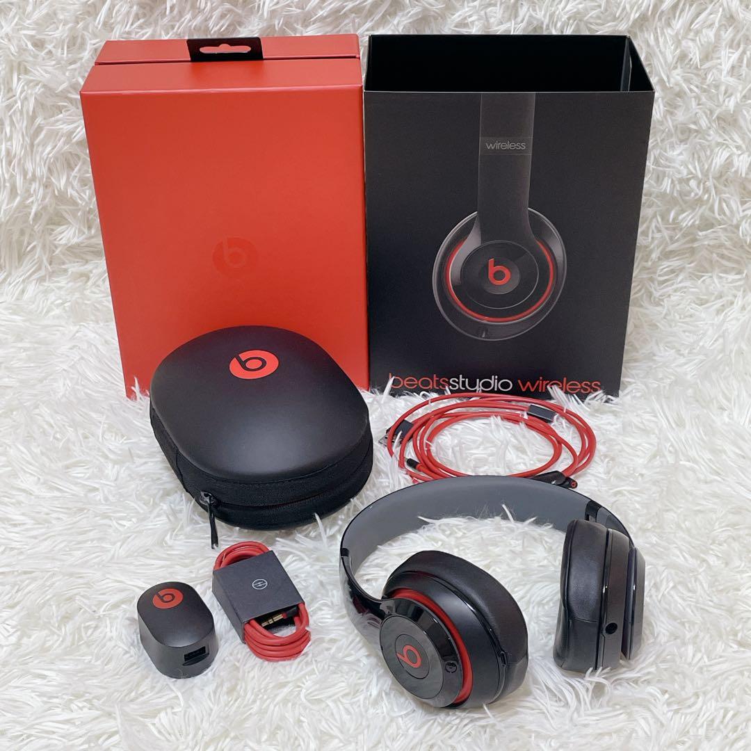 Beats Studio Wireless ブラック/レッド
