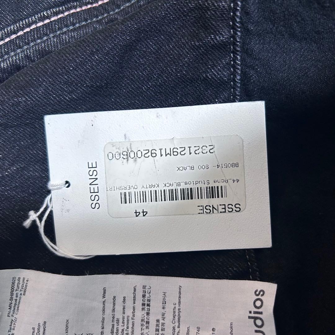 美品　acne studios ウエスタンシャツ　デニムシャツ　size44