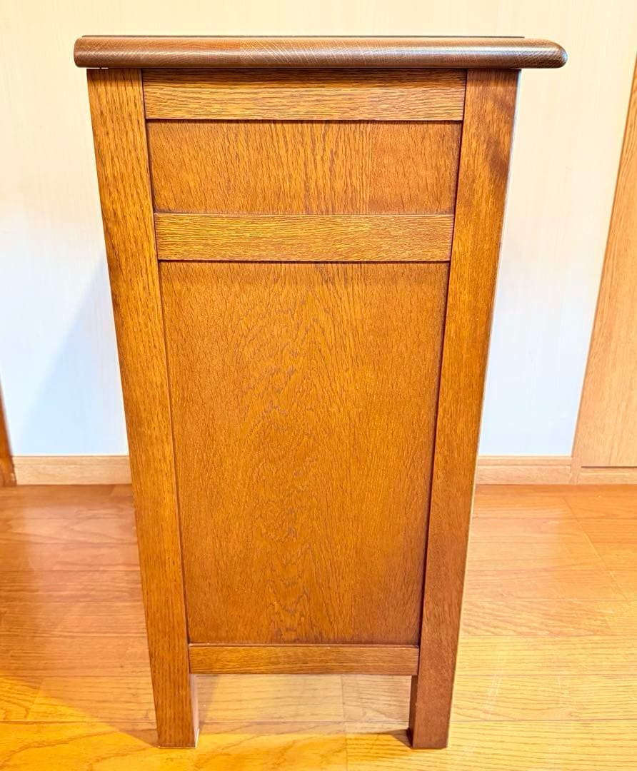 【希少】勇峰工芸 花柄キャビネット 旭川家具 キャビネット