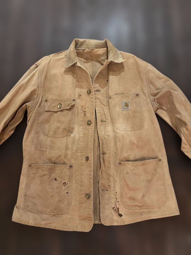 【ボロ】【旧タグ】SIZE 40 Carhartt（カーハート）カバーオール