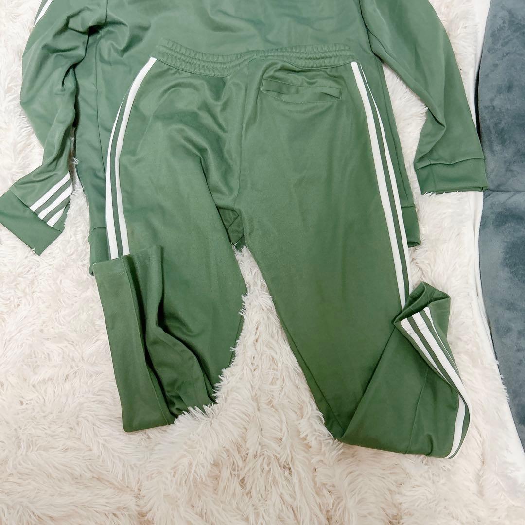 adidas original 上下セット ジャージ グリーン 緑 ビッグサイズ