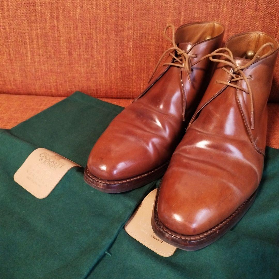 じ*ふ様 Crockett & Jones EVESHAM UK8E チャッカ