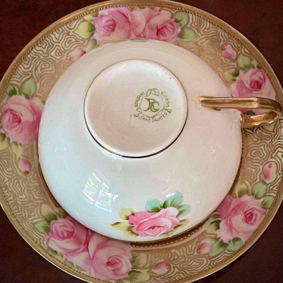 オールドノリタケ 最上手 RC金彩 薔薇 C&S 希少