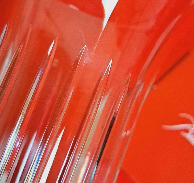 バカラ フローラ ビゾー フラワーベース 花瓶 一輪挿し ストレート型