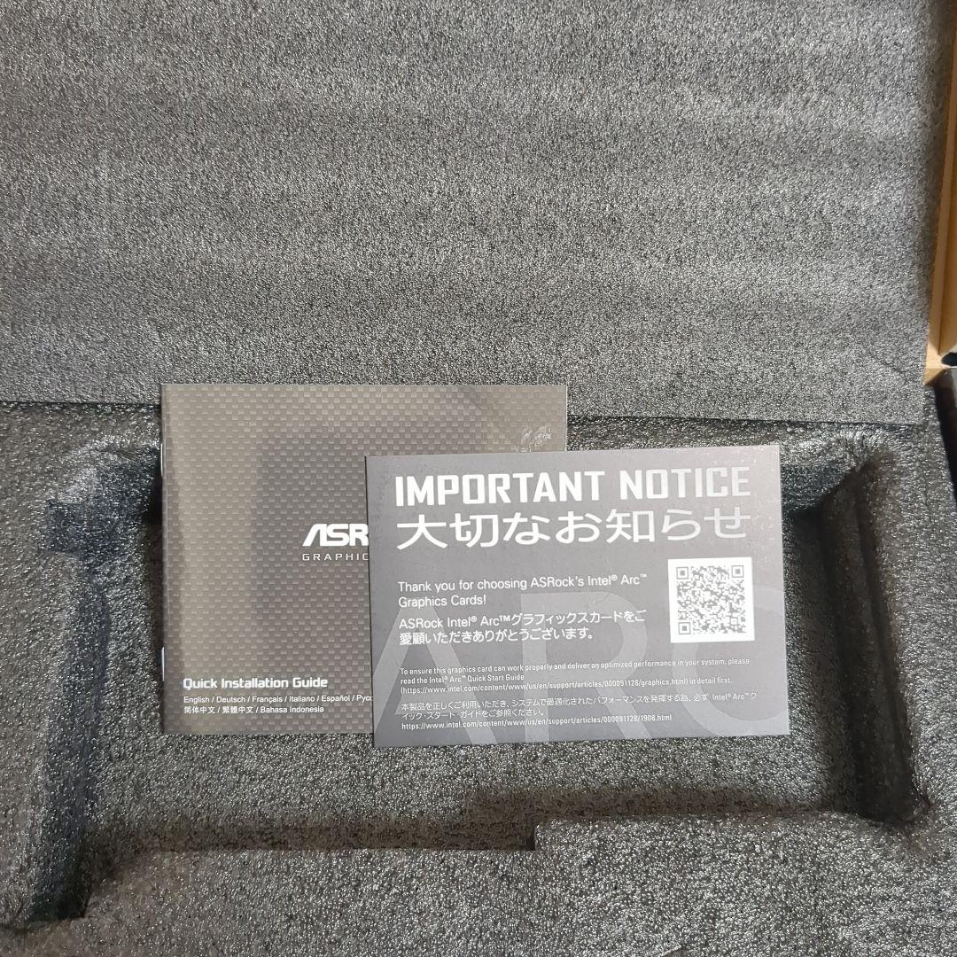 中古グラフィックボード intel Arc A580 ASROCK