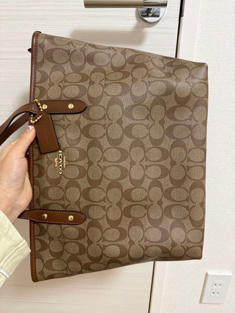 Coach ロゴプリント トートバッグ