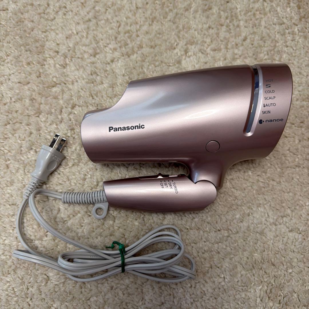 パナソニックヘアドライヤー ナノケア ナノイー&ミネラル搭載EH-NA9G-PN