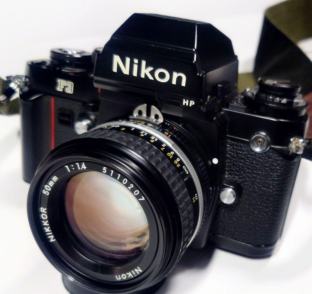 【良品】Nikon F3 HP ニコン NIKKOR 50mmF1.4付
