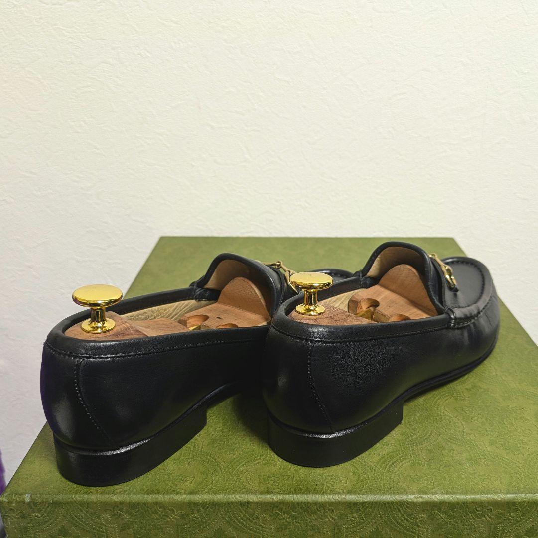 美品　GUCCI　ホースビットローファー　ヴィンテージ　黒　金　37 1/2C