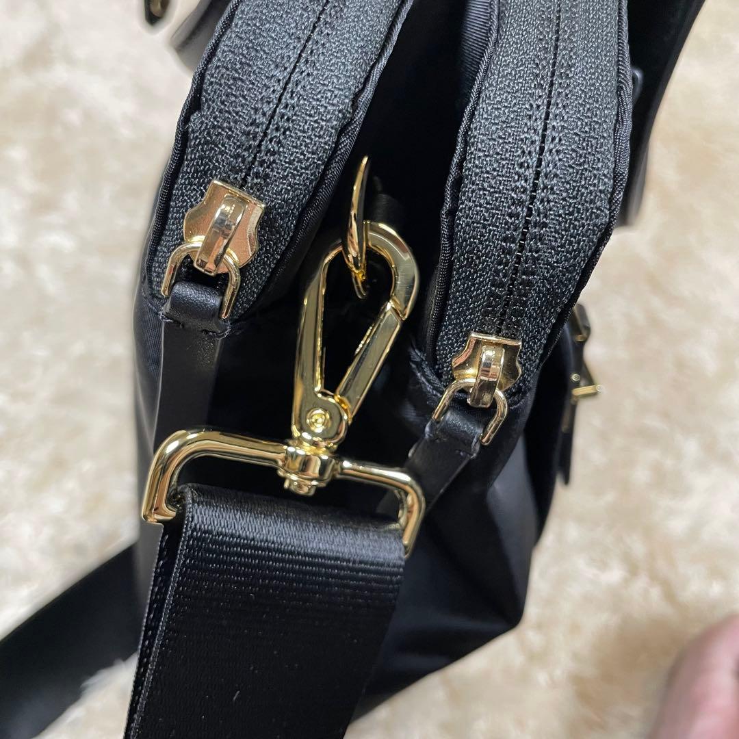 未使用✨　TUMI clare double zip brief 黒 2way