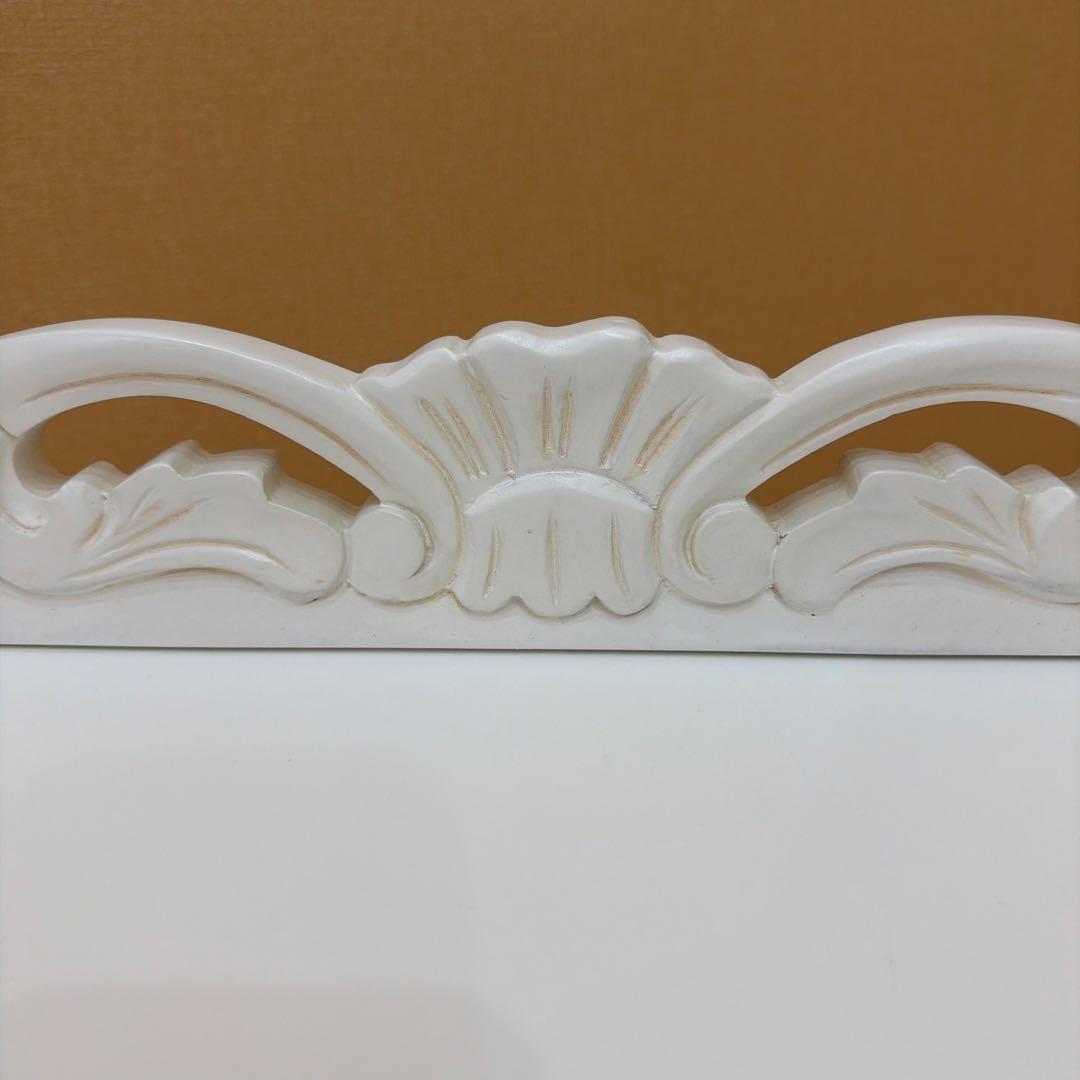 ロココ調 アンティーク風 猫脚 チェスト 4段 姫系 白家具