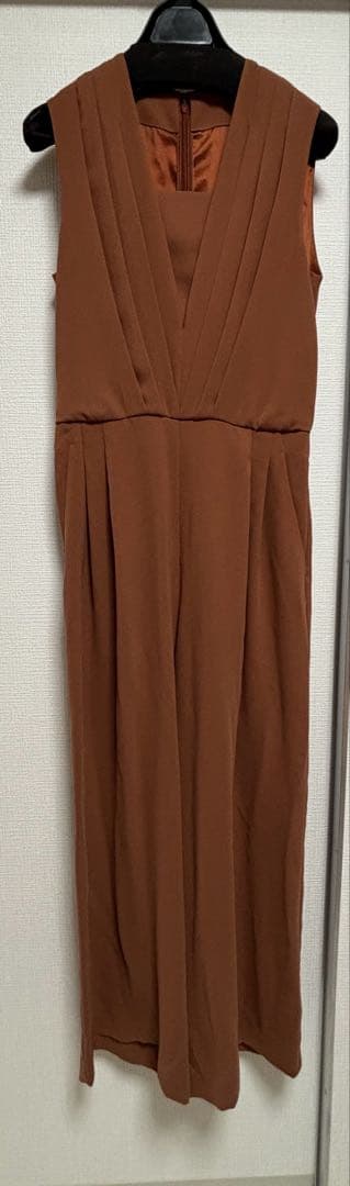 AIMER 9号 レンガ色 パーティードレス