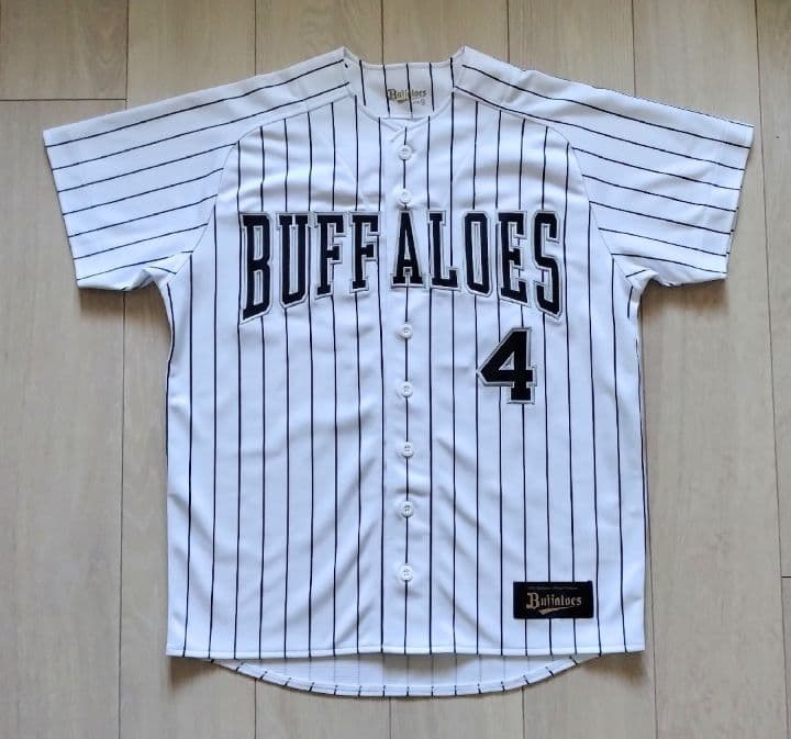 【限定　完売】オリックスバファローズ　森　ハイクオリティ　サード　ユニフォームS