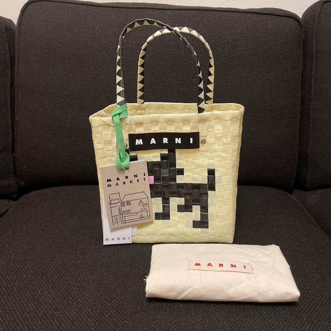 最終値下げ　未使用新品　マルニ　アニマルバスケット　ブラックキャット