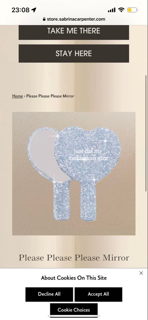 サブリナカーペンター Please Please Please Mirror