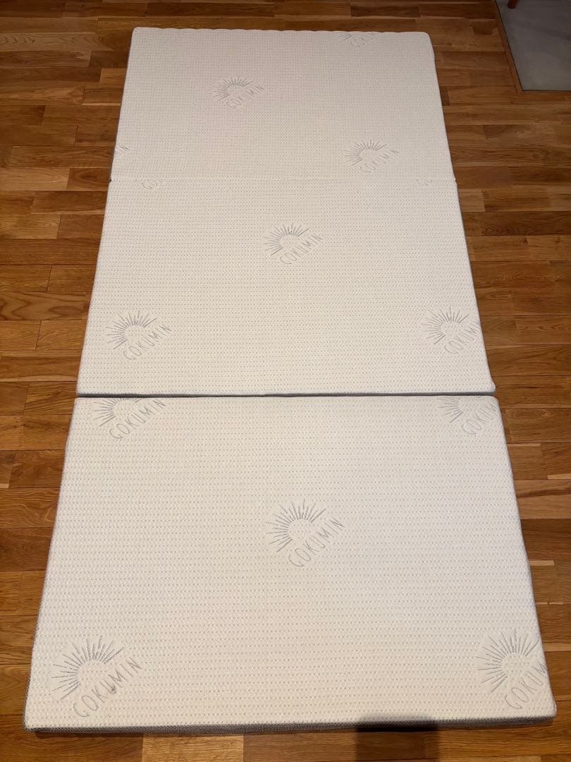 ［専用品］ゴクミン10cm厚 三つ折りプレミアムグラン マットレス シングル